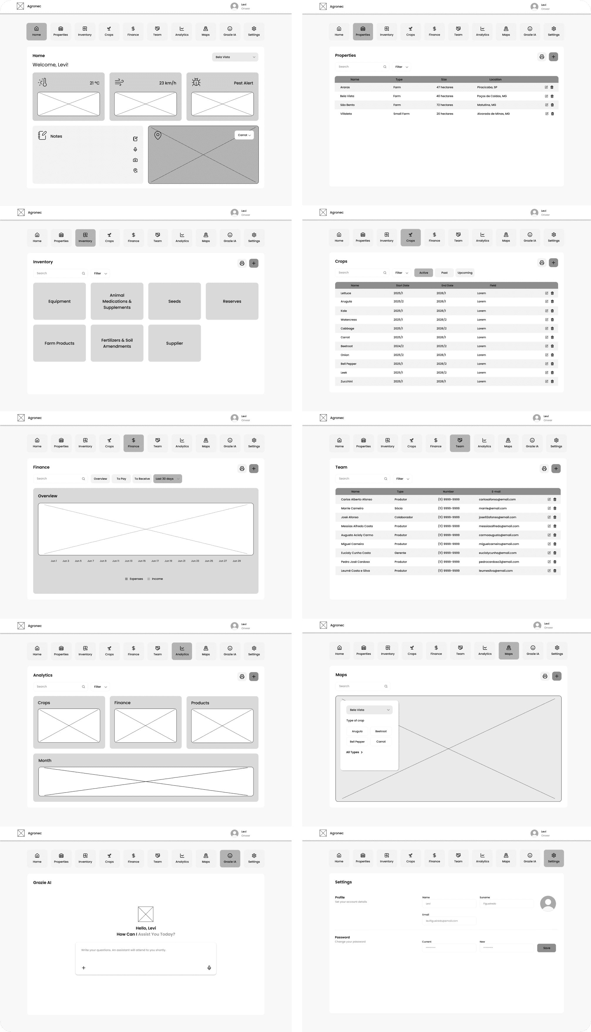 Wireframes